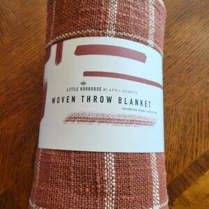 Little Korboose Woven Blanket Throw New In Package